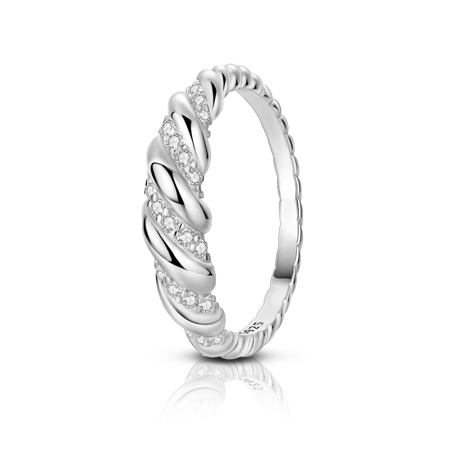 Anel de Prata Spirale