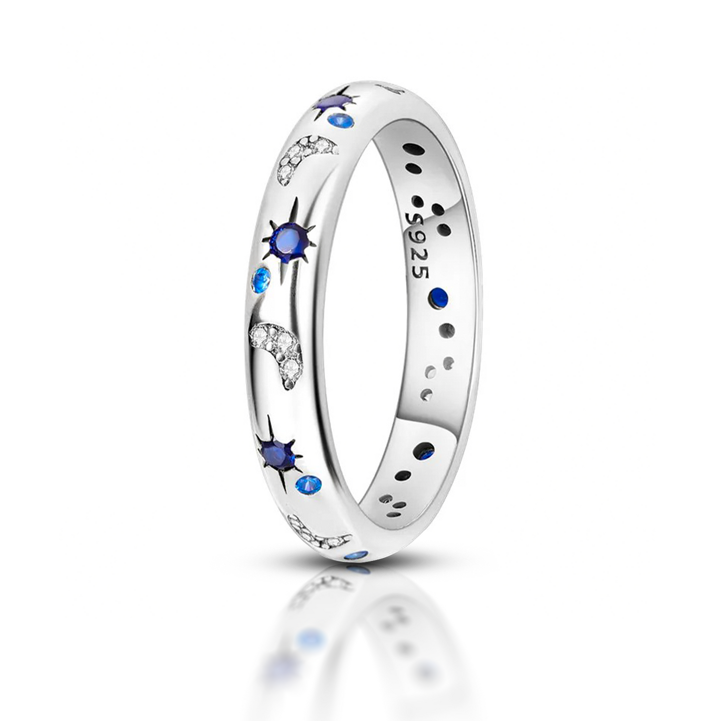 Anel de Prata Soleil Bleu