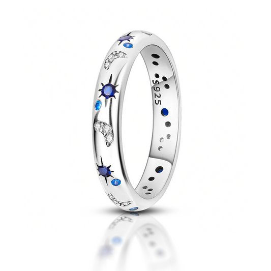 Anel de Prata Soleil Bleu