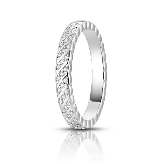 Anel de Prata Couture