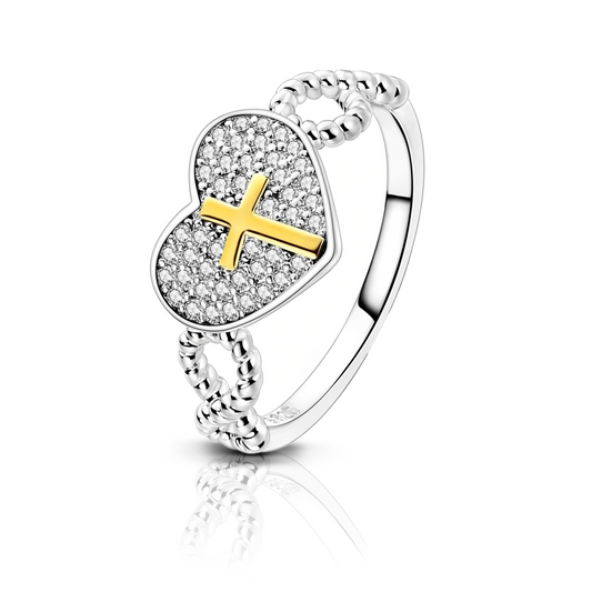 Anel de Prata Grâce Devotion