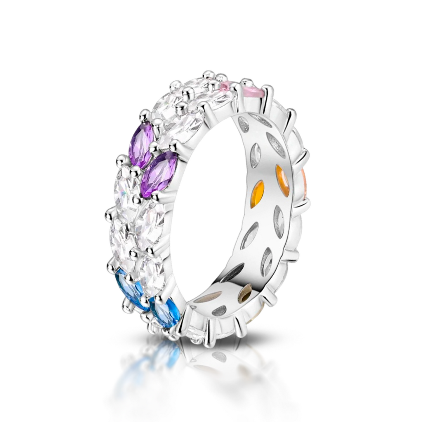 Anel de Prata Pierres nacrées