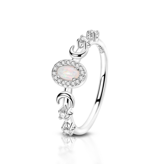 Anel de Prata Rêve Céleste