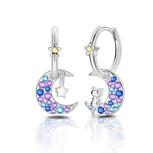 Brinco de Prata Lunare Secrète