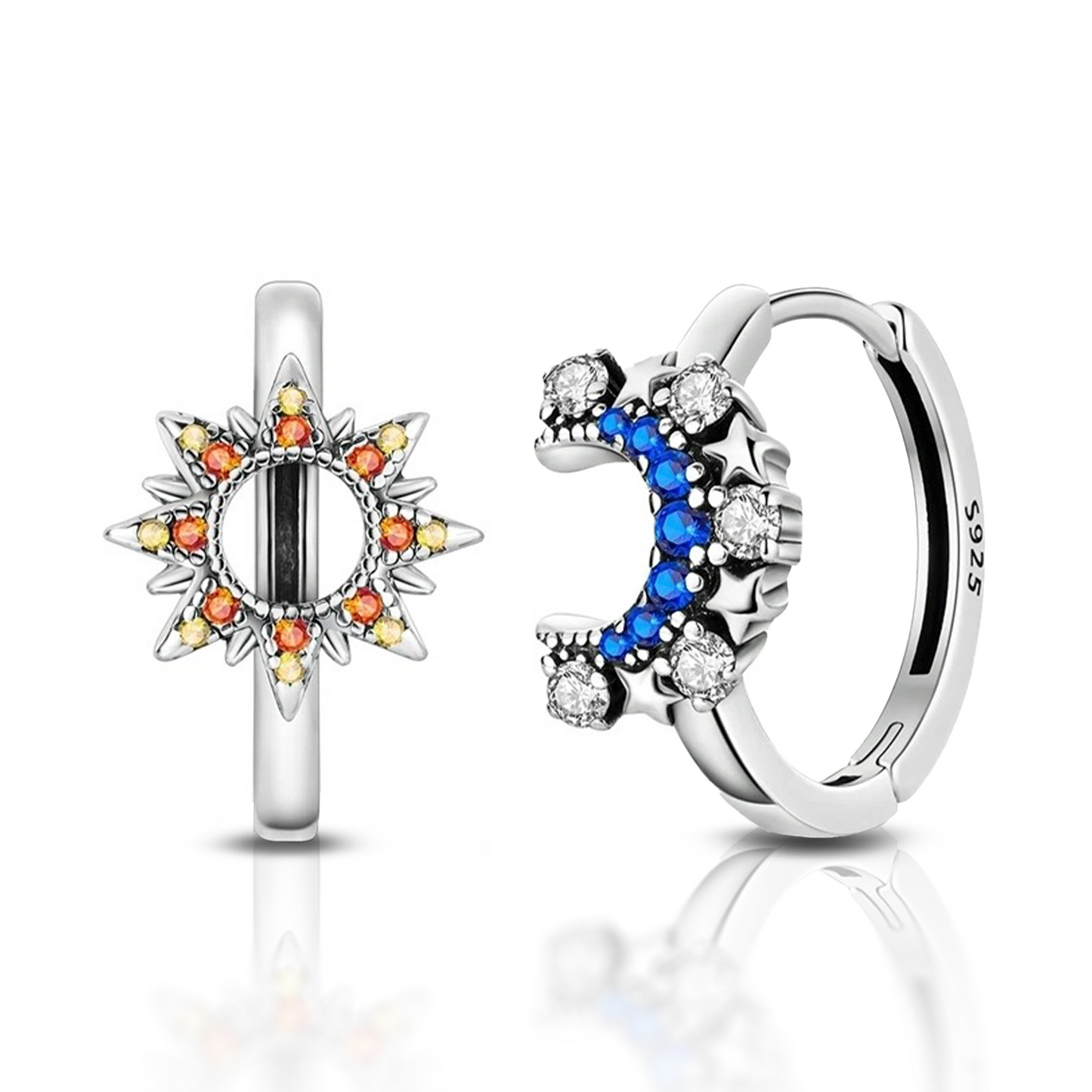 Brinco de Prata Amour Fusion