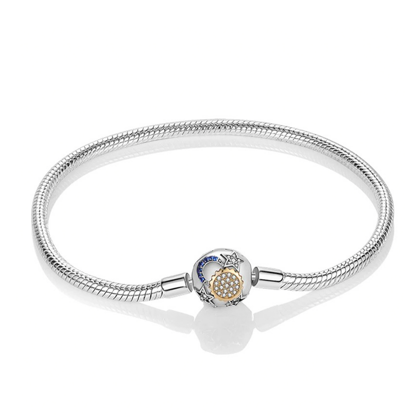 Pulseira de Prata Soleil & Lune