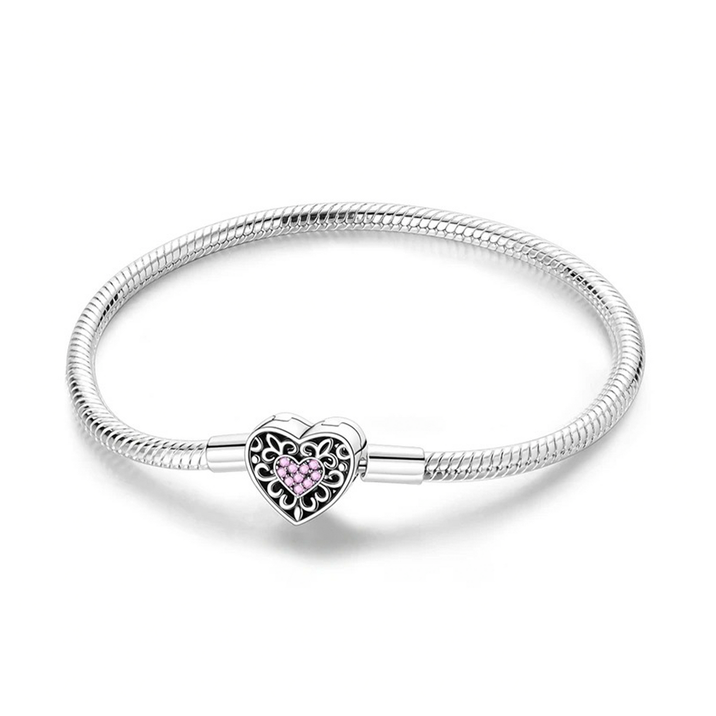 Pulseira de Prata Amour Doux